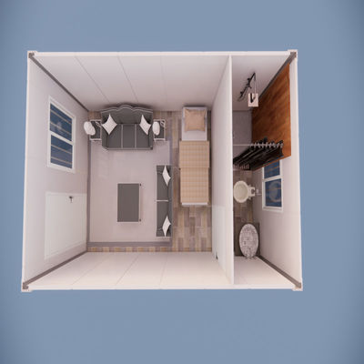 Detachable 2 Bedroom 2 Floors Container House for Office and Home Living Solution
