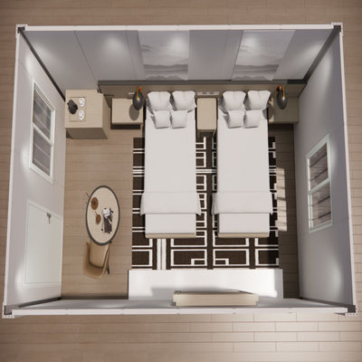 Detachable 2 Bedroom 2 Floors Container House for Office and Home Living Solution