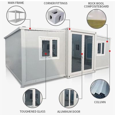Expandable Container Home Modular Folding House for Villa and Online Technical Support